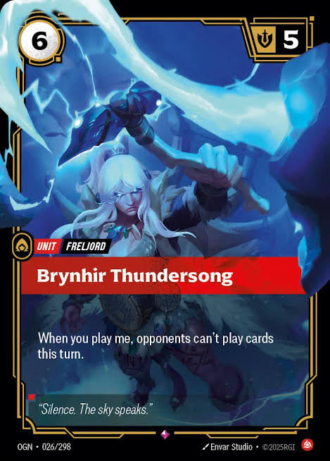 Brynhir Thundersong 026/298 / Origins / Riftbound: League of Legends