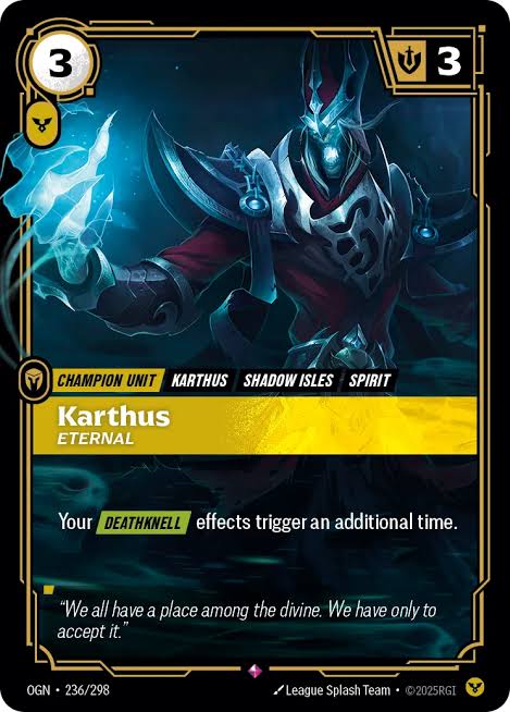Karthus, Eternal 236/298 / Origins / Riftbound: League of Legends