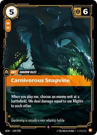 Carnivorous Snapvine 149/298 / Origins / Riftbound: League of Legends