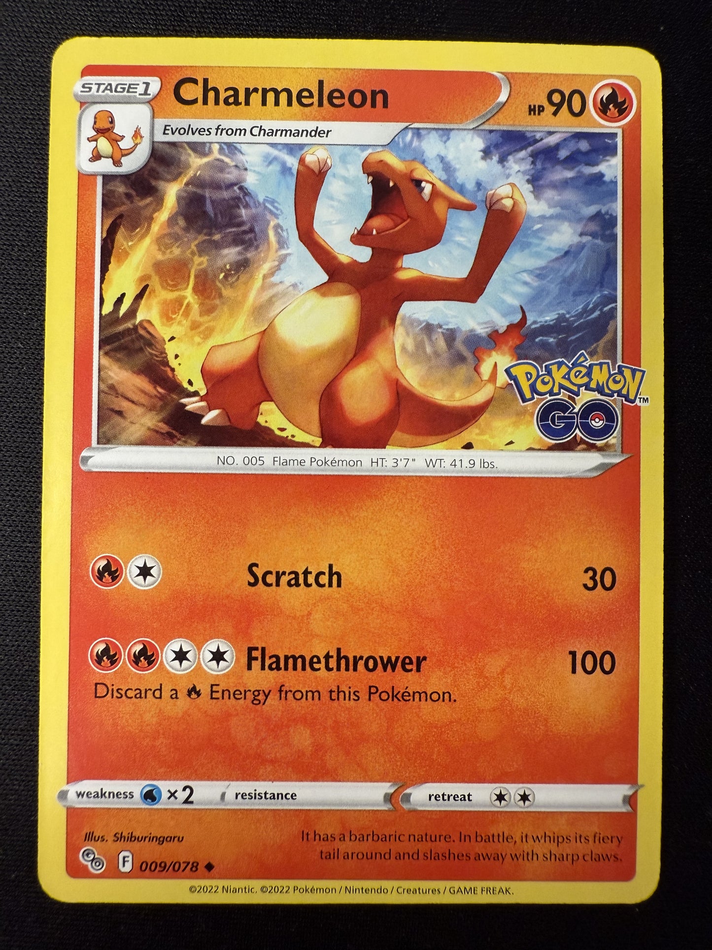 Charmeleon 009/078 Pokemon GO - uncommon - 2023