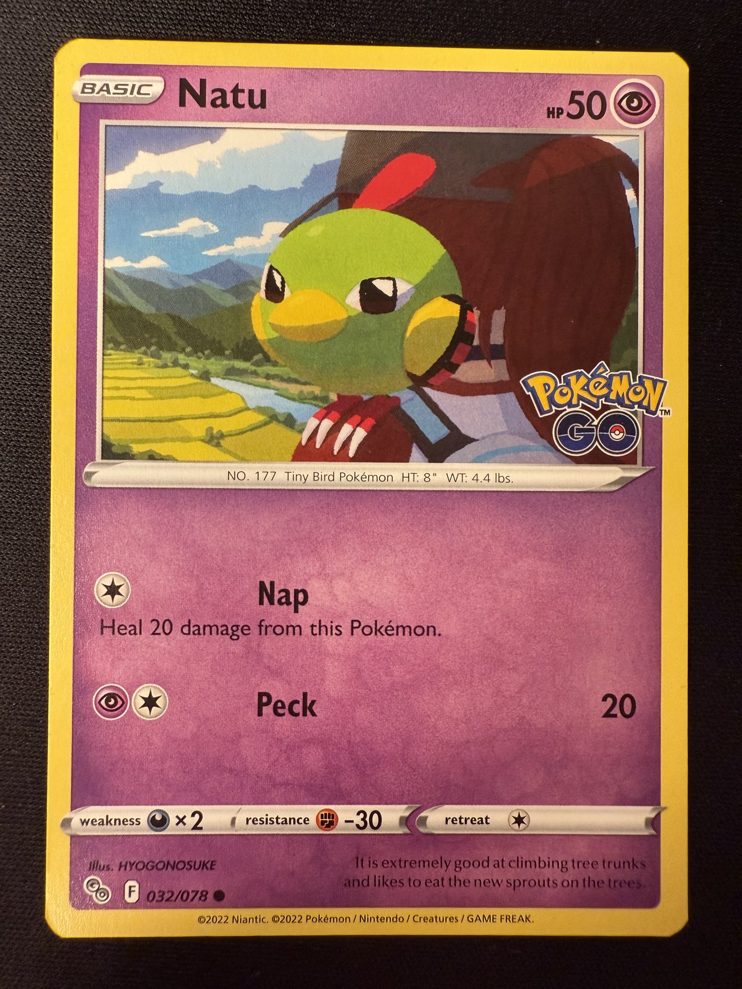 Natu 032/078 Pokemon GO - common - 2023