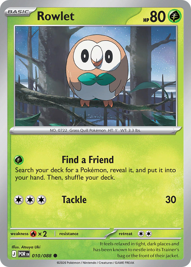 Rowlet 010/088 / Perfect Order / Pokémon