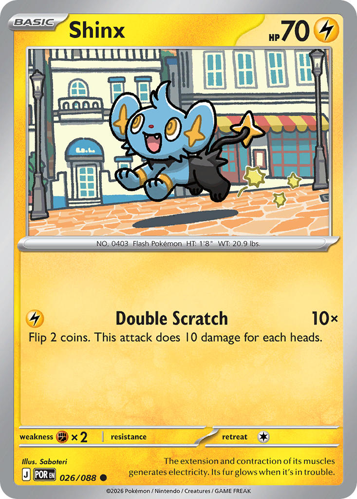 Shinx 026/088 / Perfect Order / Pokémon
