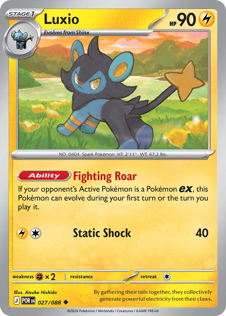 Luxio 027 026/088 / Perfect Order / Pokémon