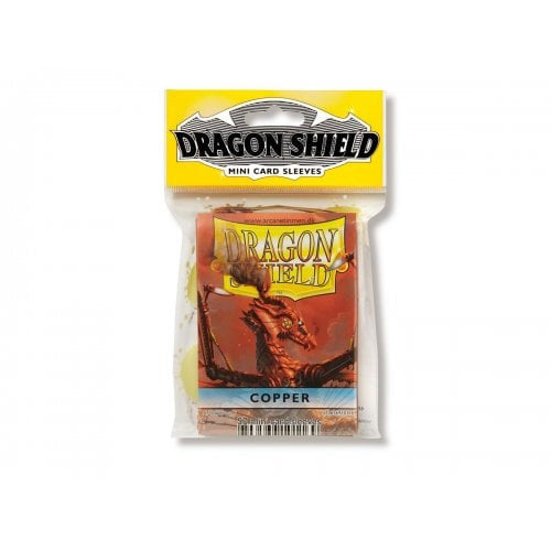 50 Dragon Shield Mini Copper Sleeves