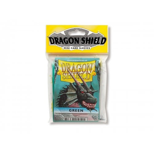 50 Dragon Shield Mini Green Sleeves