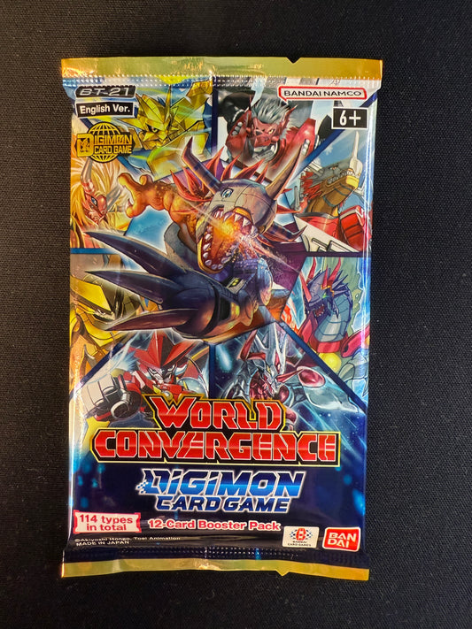 Digimon Trading Card Game: World Convergence Booster Pack (BT21)