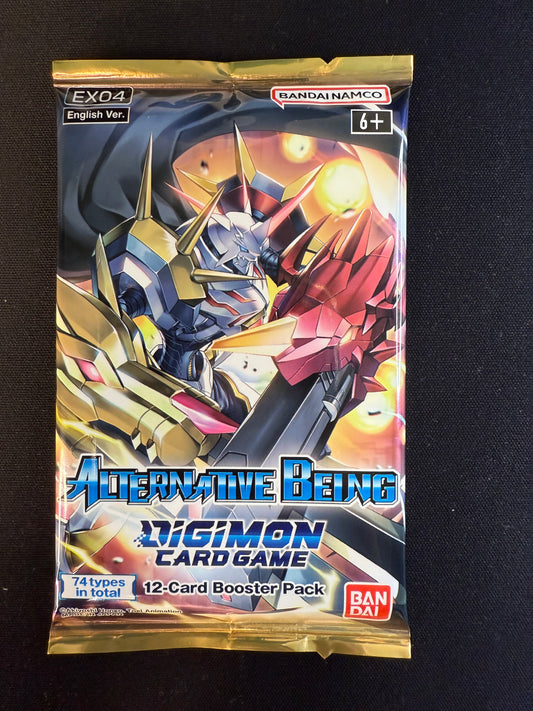 Digimon Trading Card Game: Alternative Being Booster Pack (EX-04)
