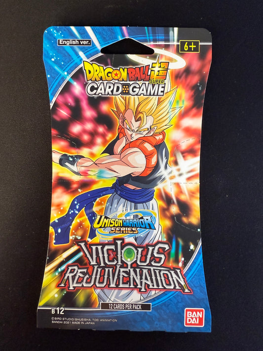 Bandai Dragon Ball Super CG: Unison Warrior Series Set 03 Vicious Rejuvenation (DBS-B12) Booster Pack