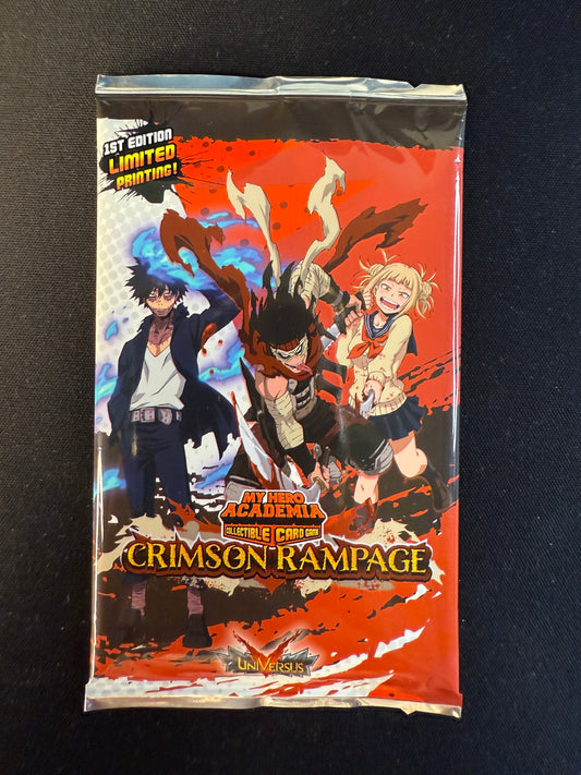 My Hero Academia Collectible Card Game - Crimson Rampage Booster Pack