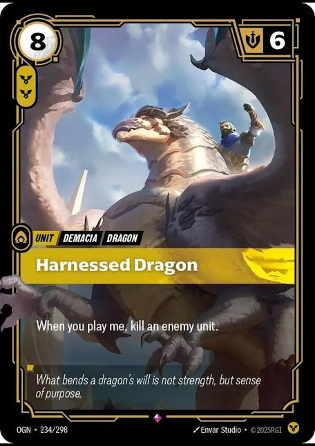 Harnessed Dragon 234/298 / Origins / Riftbound: League of Legends