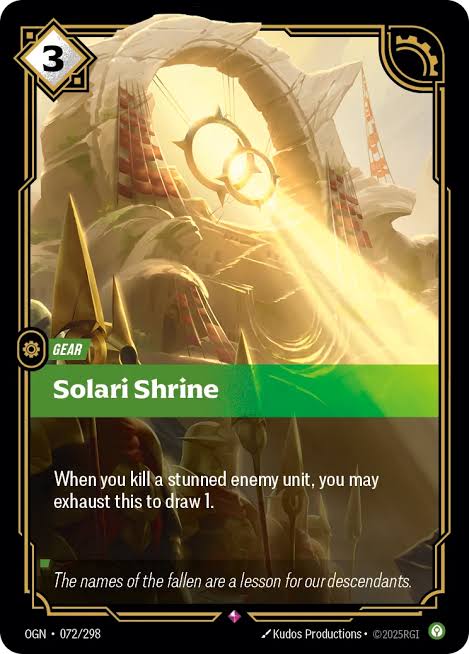Solari Shrine 072/298 / Origins / Riftbound: League of Legends