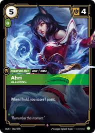 Ahri, Alluring 066/298 / Origins / Riftbound: League of Legends