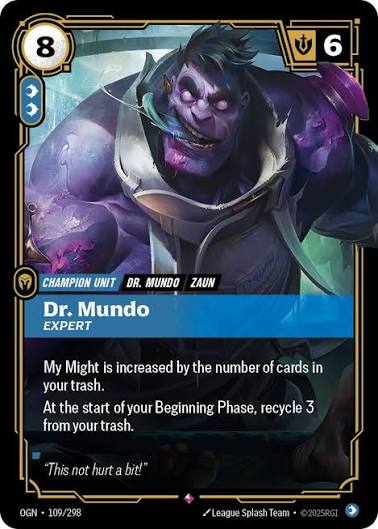 Dr. Mundo, Expert 109/298 / Origins / Riftbound: League of Legends