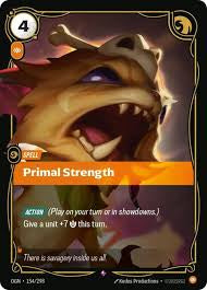 Primal Strength 154/298 / Origins / Riftbound: League of Legends