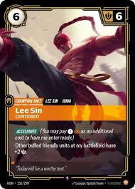 Lee Sin, Centered 151/298 / Origins / Riftbound: League of Legends