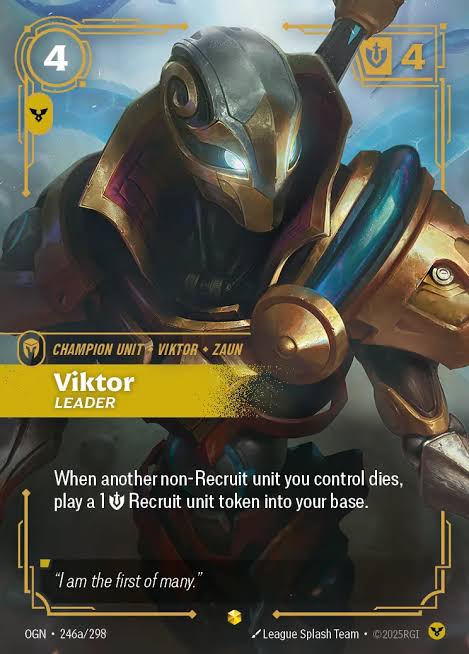 Viktor, Leader 246a/298 / Origins / Riftbound: League of Legends