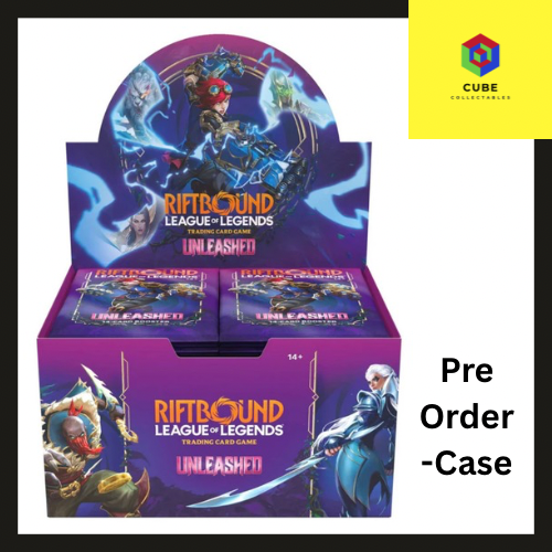 Riftbound: League of Legends TCG - Set Three - Unleashed Booster Box x6 (sealed case) Release date 08/05/2026 PREORDER