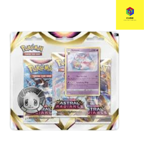 Pokemon TCG: Sword and Shield Astral Radiance 3-Pack Blister - Sylveon