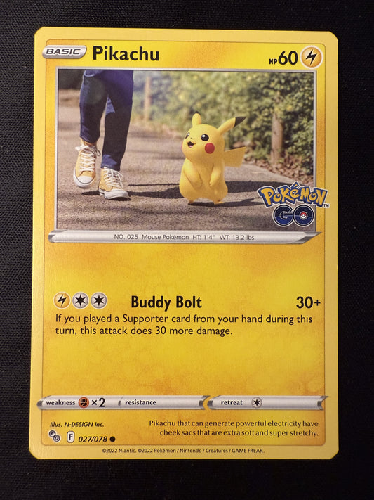 Pikachu 027/078 Pokemon GO - Common - 2023