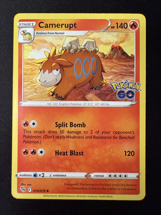 Camerupt 014/078 Pokemon GO - uncommon - 2023