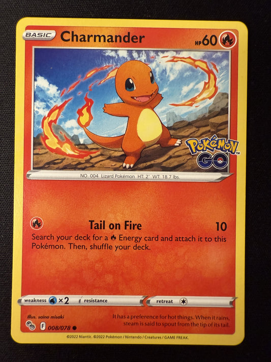 Charmander 008/078 Pokemon GO - common - 2023