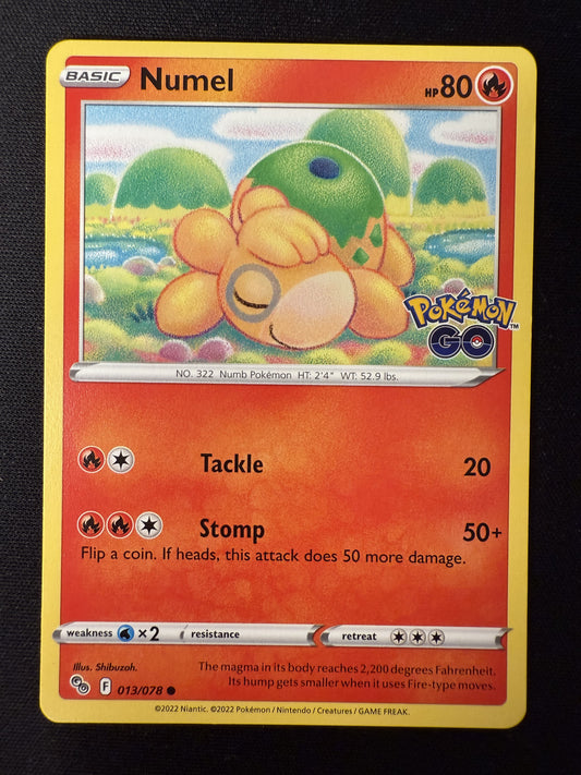 Numel 013/078 Pokemon GO - common - 2023