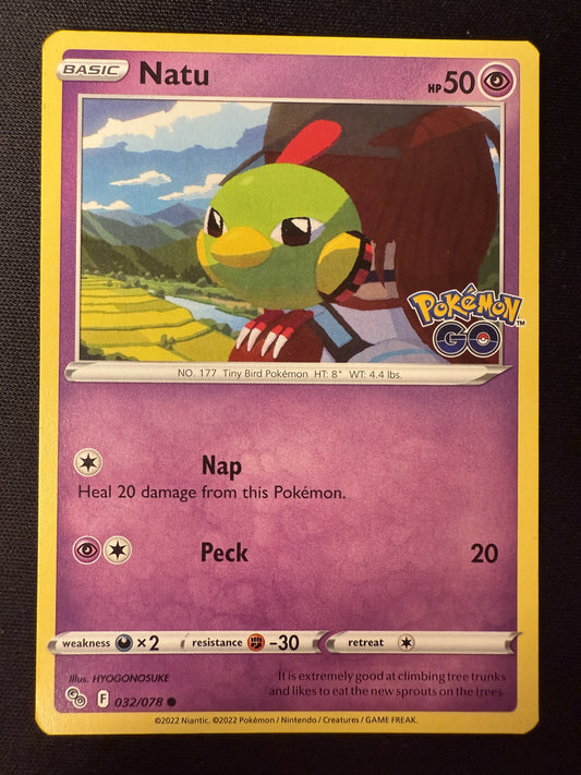 Natu 032/078 Pokemon GO - common - 2023