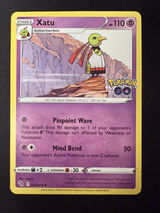 Xatu 033/078 Pokemon GO - Uncommon - 2023