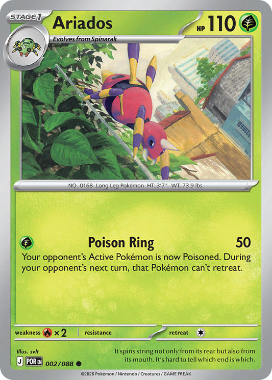 Ariados 002/088 / Perfect Order / Pokémon