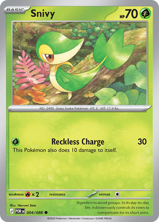 Snivy 004/088 / Perfect Order / Pokémon