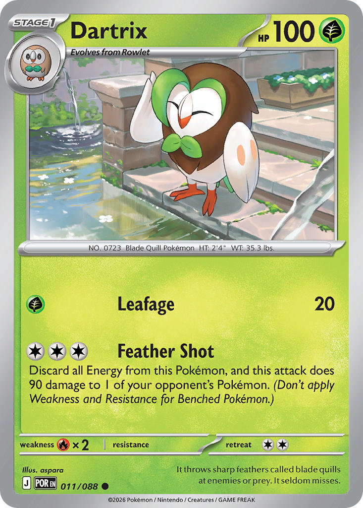 Dartrix 011/088 / Perfect Order / Pokémon