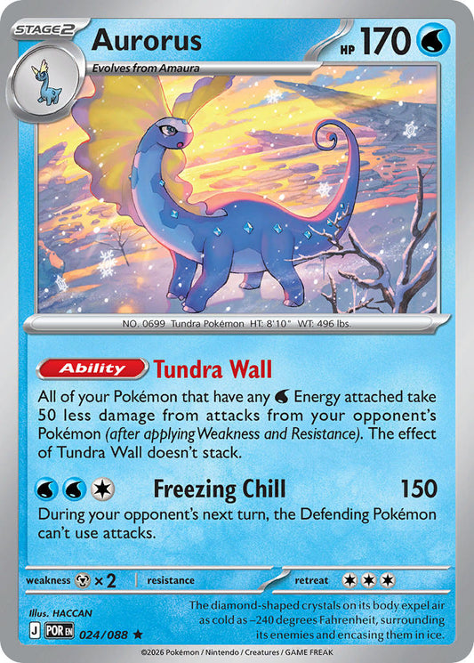 Aurorus 024/088 / Holo / Perfect Order / Pokémon