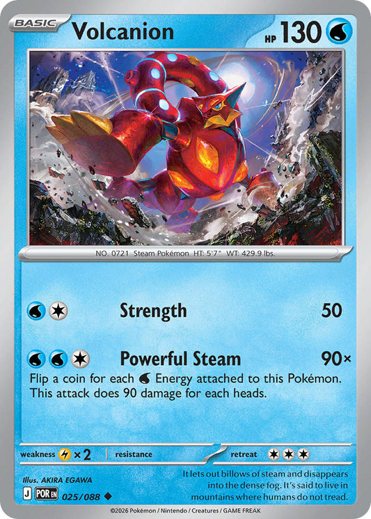 Volcanion 025/088 / Holo / Perfect Order / Pokémon