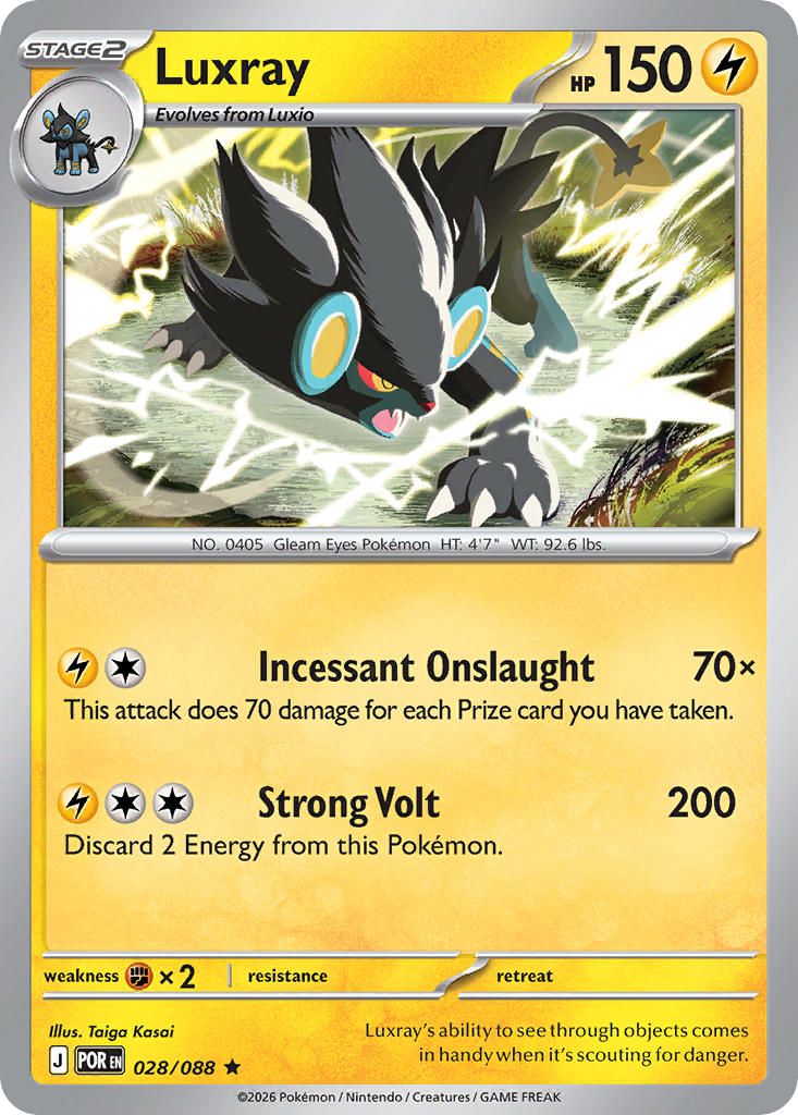 Luxray 028026/088 / Perfect Order / Pokémon