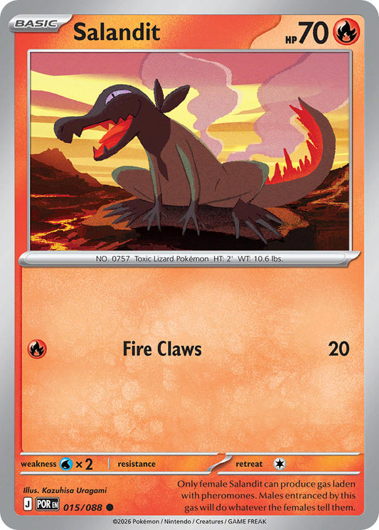Salandit 015/088 / Perfect Order / Pokémon